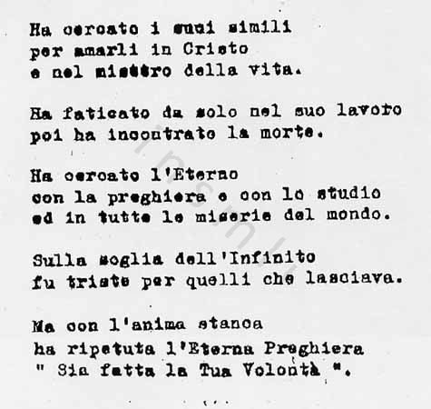 L’immagine riproduce la trascrizione effettuata da Antonio Mambelli sul proprio diario scritto postumo rispetto agli eventi ricordati.