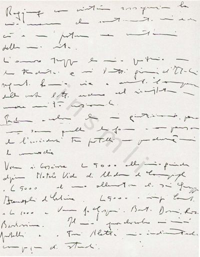 L’immagine riproduce la seconda facciata dell’ultima lettera scritta da Giancarlo Puecher Passavalli prima di morire.
Il documento è scritto con una penna nera su foglio bianco.