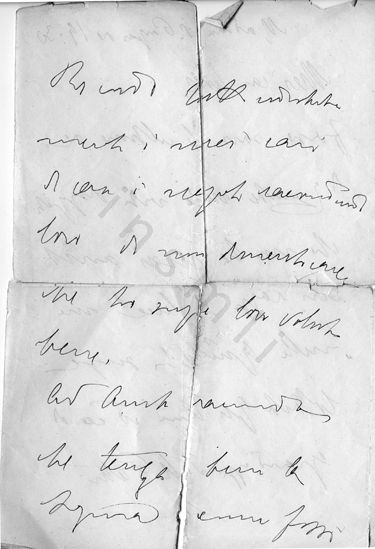 L’immagine riproduce la seconda facciata dell’ultima lettera di Venanzio Gabriotti ai suoi cari, scritta tra il giorno della cattura (5 maggio) e quello dell’esecuzione (9 maggio).
Il documento è scritto a penna sulle quattro facciate di un foglio bianco piegato longitudinalmente in due.